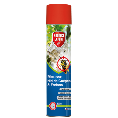 Mousse Nid de Guêpes & Frelons