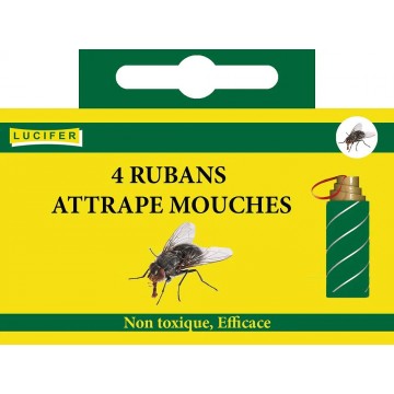 Attrape Mouche Ruban x4