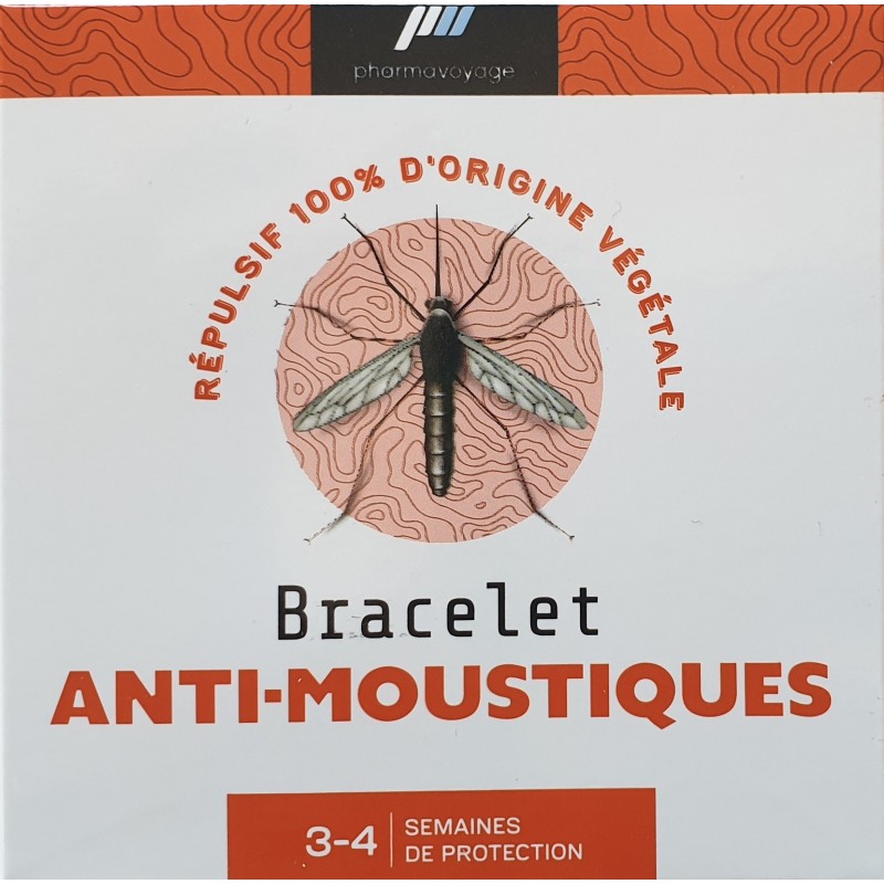 Bracelet anti-moustiques ivoire Pharmavoyage