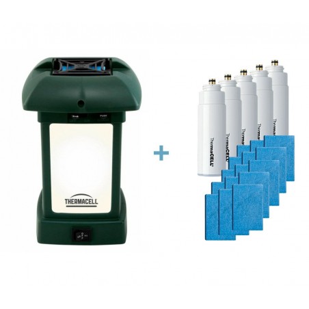 Pack - Lanterne Anti-Moustiques Thermacell CAMP +  Recharges 60H