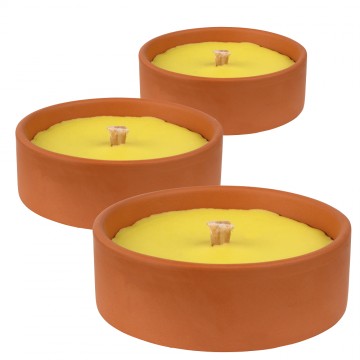 Lot 3 bougies citronnelle...