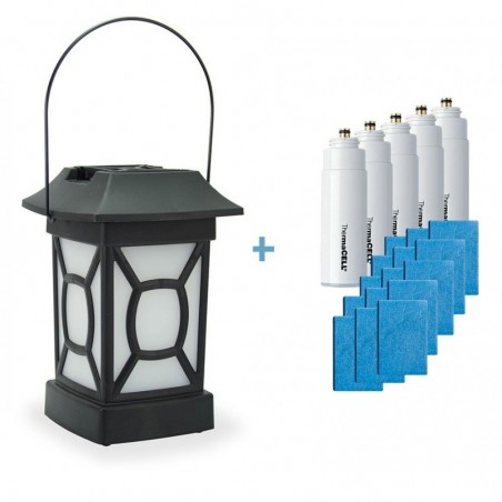 Pack - Lanterne Anti-Moustiques Thermacell VILLA +  Recharges 60H